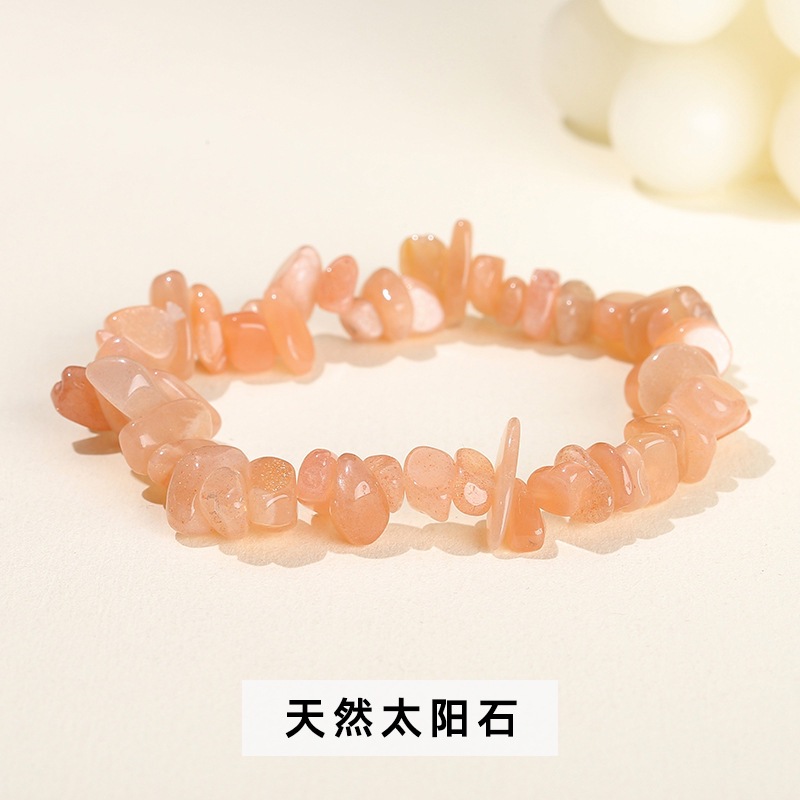 Organic bracelet solar-powered natural stone
