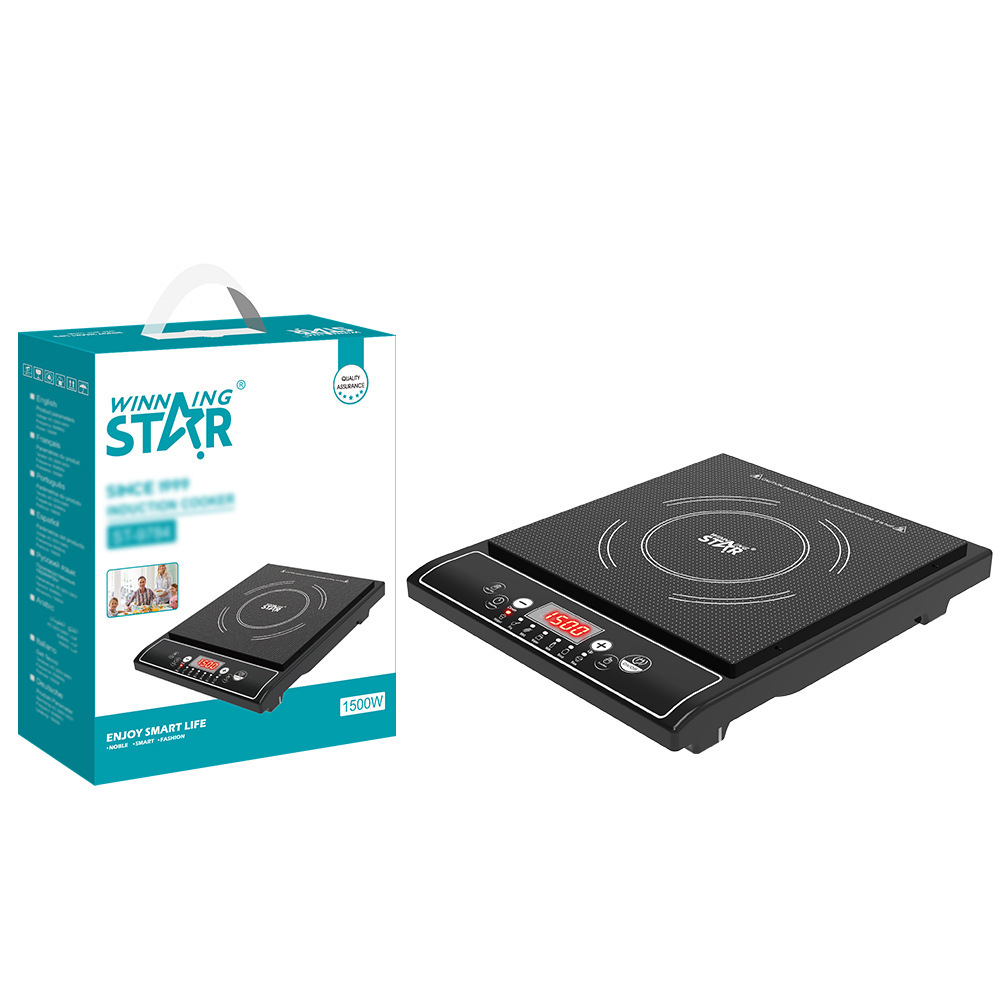 Winning Star Cross-Border Ceramic Panel Household Intelligent Waterproof Automatic Power-Off Protection Touch Induction Cooker