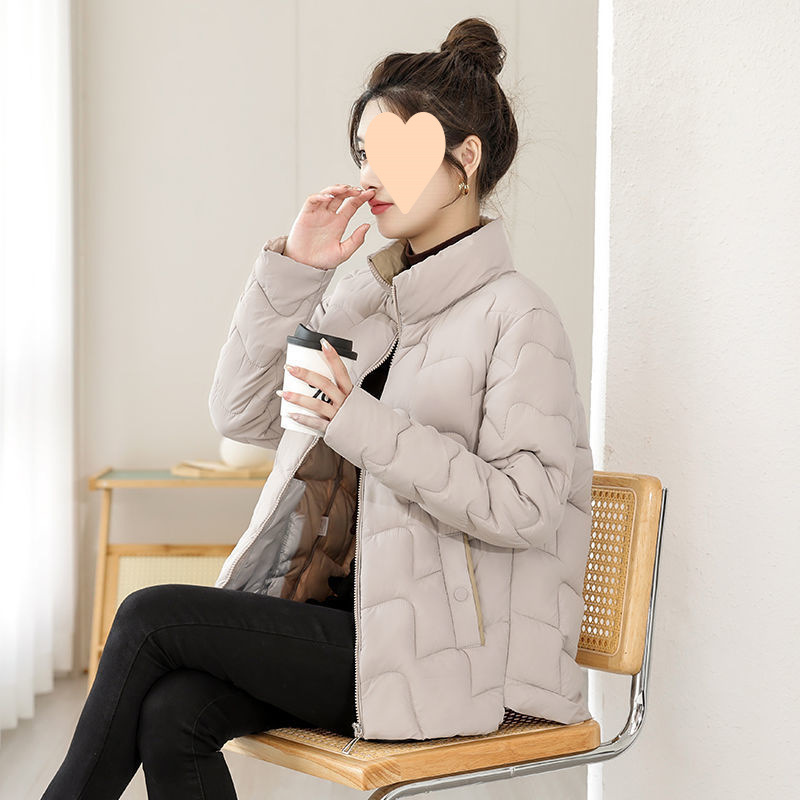 新款羽絨棉棉衣棉服女立領韓版寬鬆洋氣短款棉襖冬季時尚保暖外套