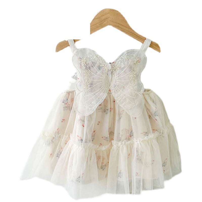 Bebé del mono Bebé Ropa de verano delgada princesa recién nacida un mes cien días bolsa pedo vestido