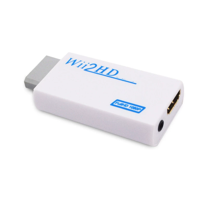 Конвертер Wii в HDMI, интерфейс консолей игры Wii2HDMI, сигнал HD с Wii на HDMI