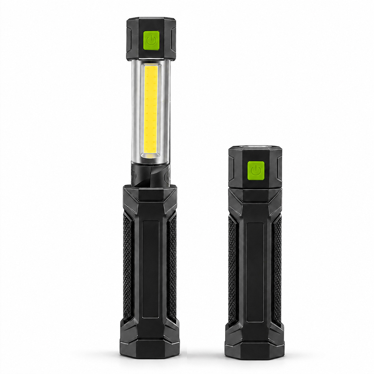 Customized cross-border COB maintenance lamp USB charging multifunctional strong magnetic auto repair work lamp with red light warning
