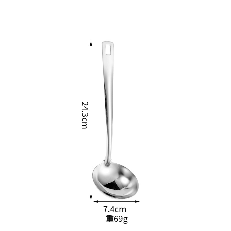 Pala frita de 6PC transfronteriza, pala para freír, cáscara de sopa, cuchara de punta con fugas, cocina chapada en oro, utensilios de cocina de acero inoxidable ligero, juego de 6 piezas, caja de regalo