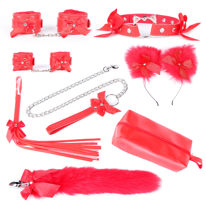 Juguetes sexuales SM vinculante formación vinculante traje pareja coqueteo arco mano manguito bolsa de almacenamiento de ventas directas de la fábrica