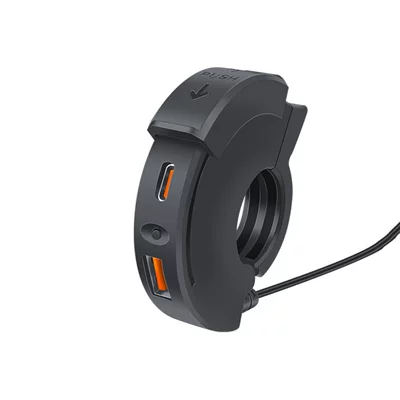 Leading car charger motorcycle Mobil şarj cihazları - ultra-thin-semicircle-qcpd-with-switch