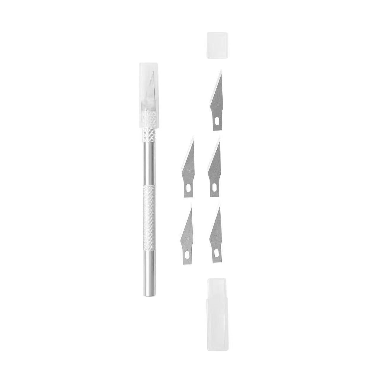 Juego de cuchillo de bolígrafo de grabado de corte de papel especial, cuchillo de aluminio, juego de herramientas de metal, cuchillo de corte manual pequeño para estudiantes