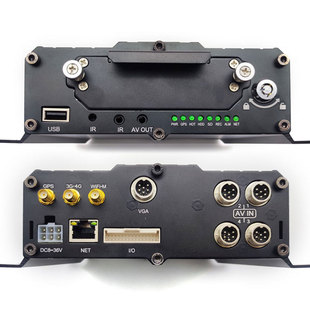 Fenglai 4-way 1080P real-time monitoring loop Video Vehicle hard disk video recorder with 4G GPS