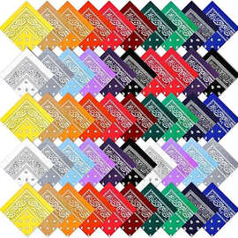 纯棉方巾定制logo图片文字户外多功能方巾bandana定制热销源头厂