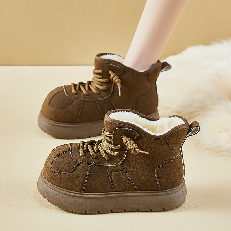 Botas de Nieve de Caña Alta para Mujer RD002 Térmicas con Lana Sintética para Invierno image 4