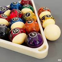 Тайваньский цветной шар Dream Fancy Nine Ball American Black Eight Бильярдный шар Стандартный черный 8 Бильярдный хрустальный шар Средний шар