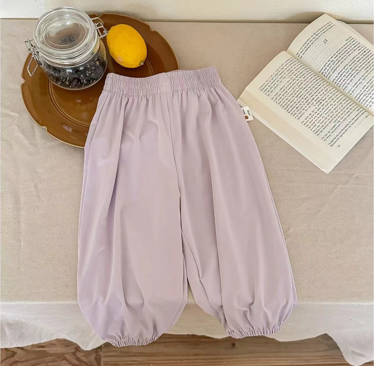 Pantalon de protection solaire UPF50-Violet / 80cm