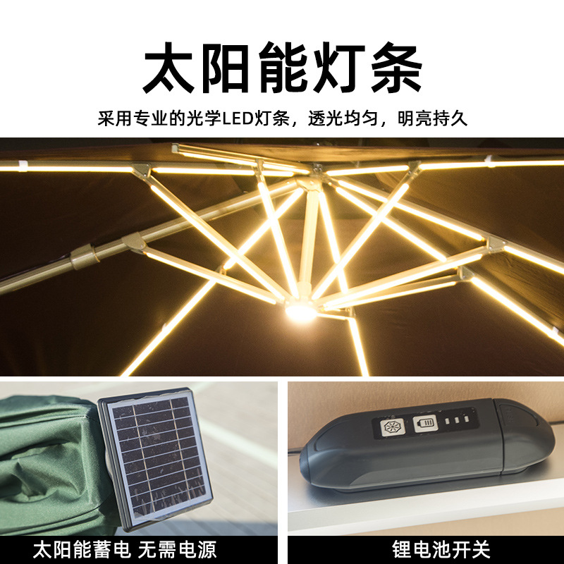 Al Aire Libre mesa y silla paraguas sombrilla jardín comercial Villa jardín sombrilla balcón al aire libre paraguas Romano