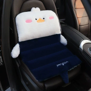 Winter Plush Single-piece Car Seat: Multi-function pad - penguin