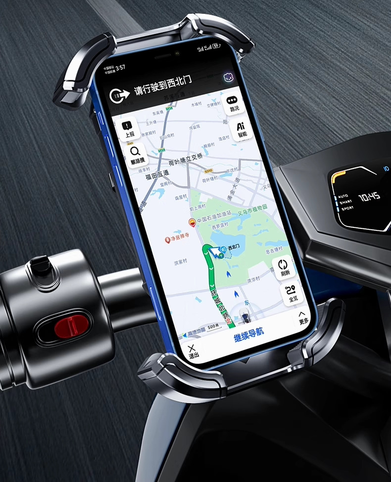 Electric Vehicle Mobile Phone Holder Battery Motorcycle Bicycle Shock-Proof and Anti-Shake Takeaway Rider Riding Navigation Universal Rack