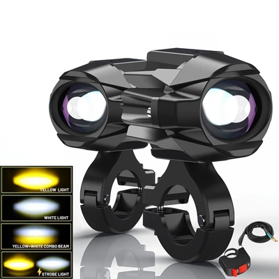 Motorcycle Spotlight Led Electric: Motorcycle headlights, headlights - mini-water-bird-flash-pair-switch