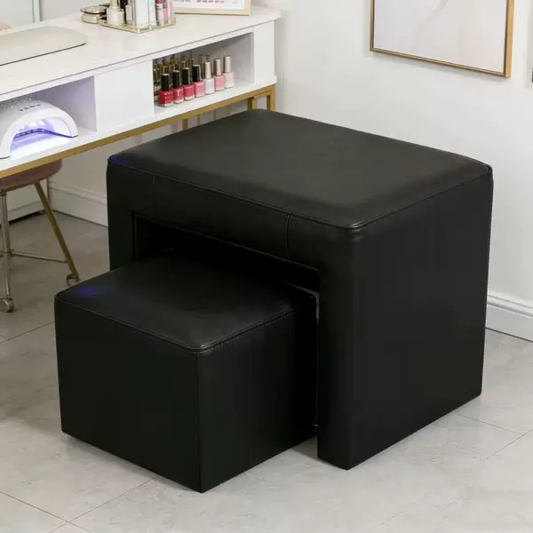 Nail salon stool, manicure and pedicure technician stool, detachable foot massage and pedicure stool