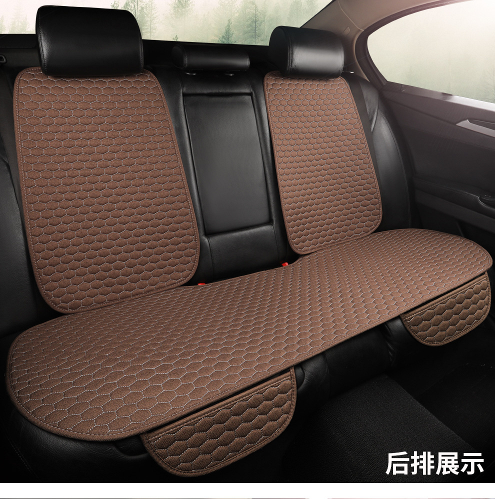 Asiento de coche universal cojín de asiento de coche cubierta de asiento de coche de cinco asientos cubierta de asiento de coche cojín trasero de la cintura del coche cojín