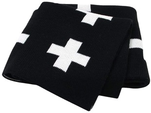 Factory Direct Supply of Customized Warm and Fashionable Blended Cotton Acrylic Baby Winter Jacquard Knitted Blankets