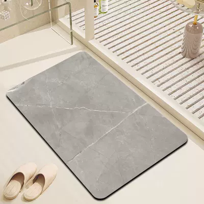 Bathroom Absorbent Mat Diatom Mud Mat Toilet Toilet Toilet Door Mat Anti-Slip Mat Household Drain Mat
