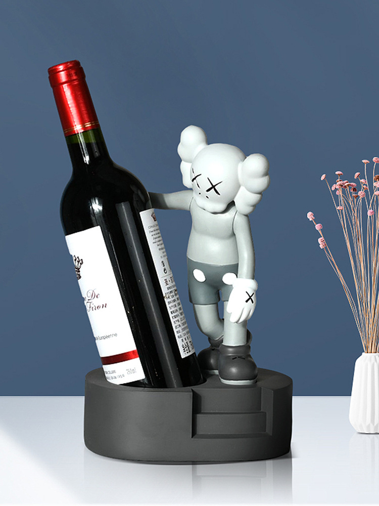 Net red kaws Sesame Street wine rack dec...