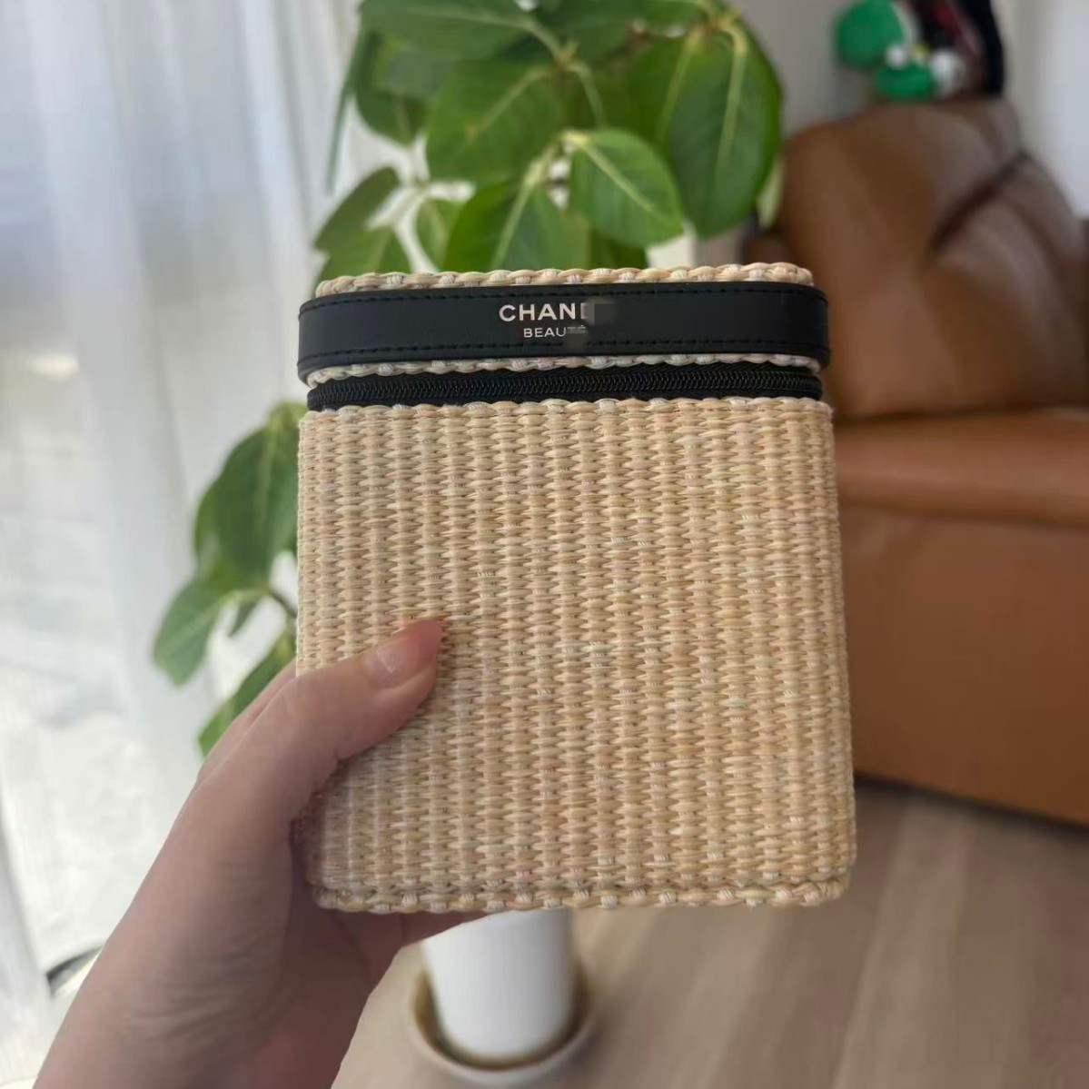 2026 New Straw Woven Bag, New Big-Name Cc Summer Gift Jewelry Box, Handmade Weaving