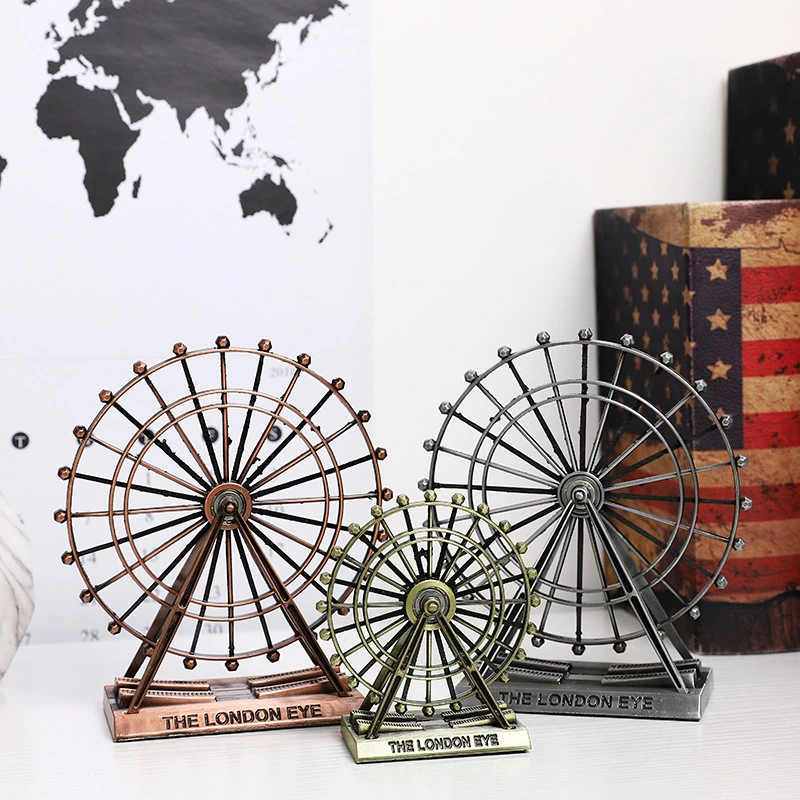 Retro rotating table metal Ferris wheel, Birthday gift