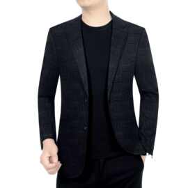 2025男士外套秋季商务休闲款修身公务员中青年西服爸爸装单西