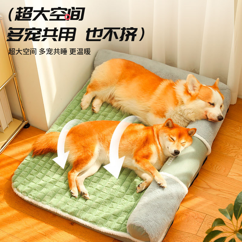 Nuevo gato nido invierno cálido extraíble profundo sueño gato sofá nido pequeño perro sofá cama al por mayor