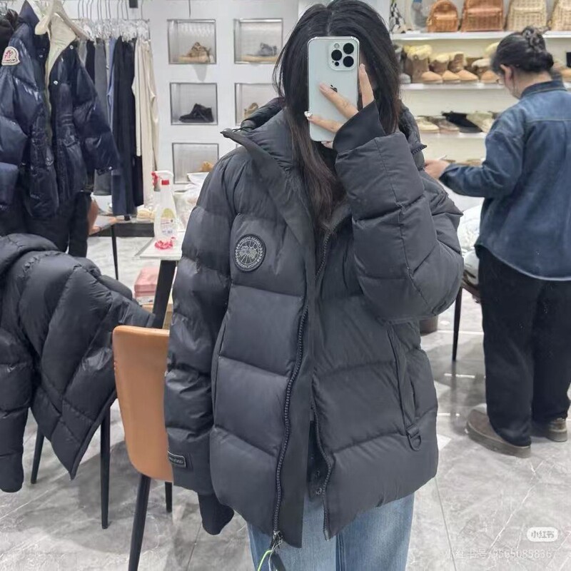 Second-Generation Capsule Canada Goose down Jacket, Same Style as Ouyang Nana, Junction down Jacket, Winter Coat for Men and Women