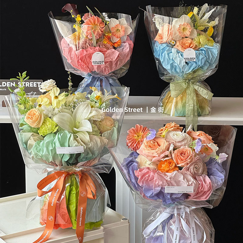 Flor Xi espuma dispersa papel de Sydney flores ramo de flores papel de embalaje mano papel micro impermeable color material DIY