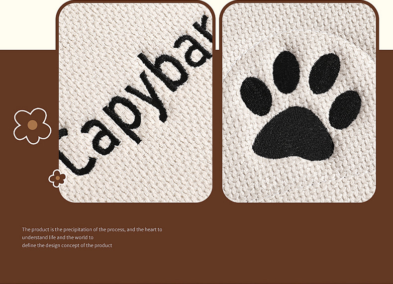 New All-Season Universal Car Seat Cushion Kapibara Linen Car Seat Cushion Single Cartoon Cute Internet Celebrity Butt Cushion