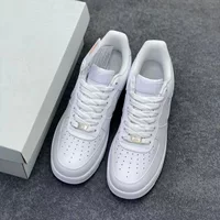 Туфли Putian, классические женские белые туфли Air Force One, оригинальные кроссовки, чисто белые повседневные мужские спортивные туфли