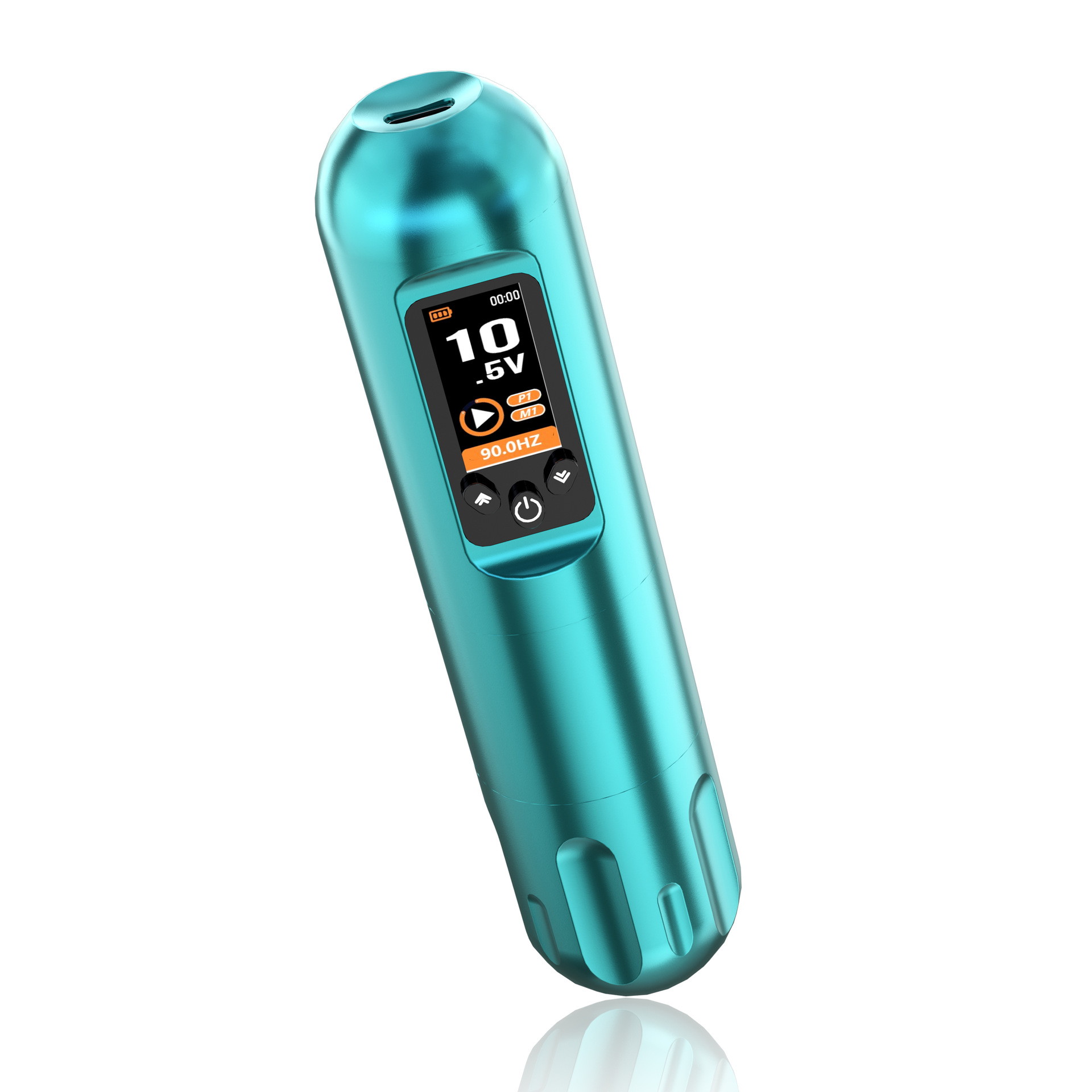 Tuffking pluma de batería inalámbrica conjunto de máquina de tatuaje de pantalla de color fuente de alimentación inalámbrica conjunto completo de equipos de tatuaje de corte de niebla