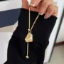 不规则秋冬气质抽拉项链