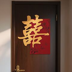 婚房布置套装喜字门贴结婚用品大全婚礼装饰女方男方卧室喜字厂家