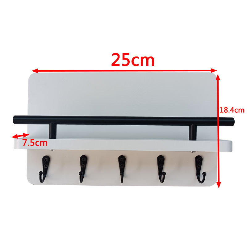 Amazon sala de estar colgante de madera pared colgante de pared estante de almacenamiento colgante de llaves de puerta de entrada marco de madera