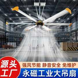 2.1-7.3米工业大风扇球场工厂房车间仓库降温大型永磁工业大吊扇