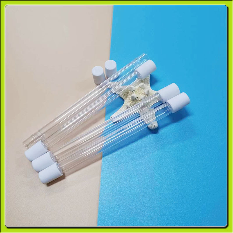 塑料便携式蜂蜜管批发AS透明套管两头配PP螺帽密封盖量大从优