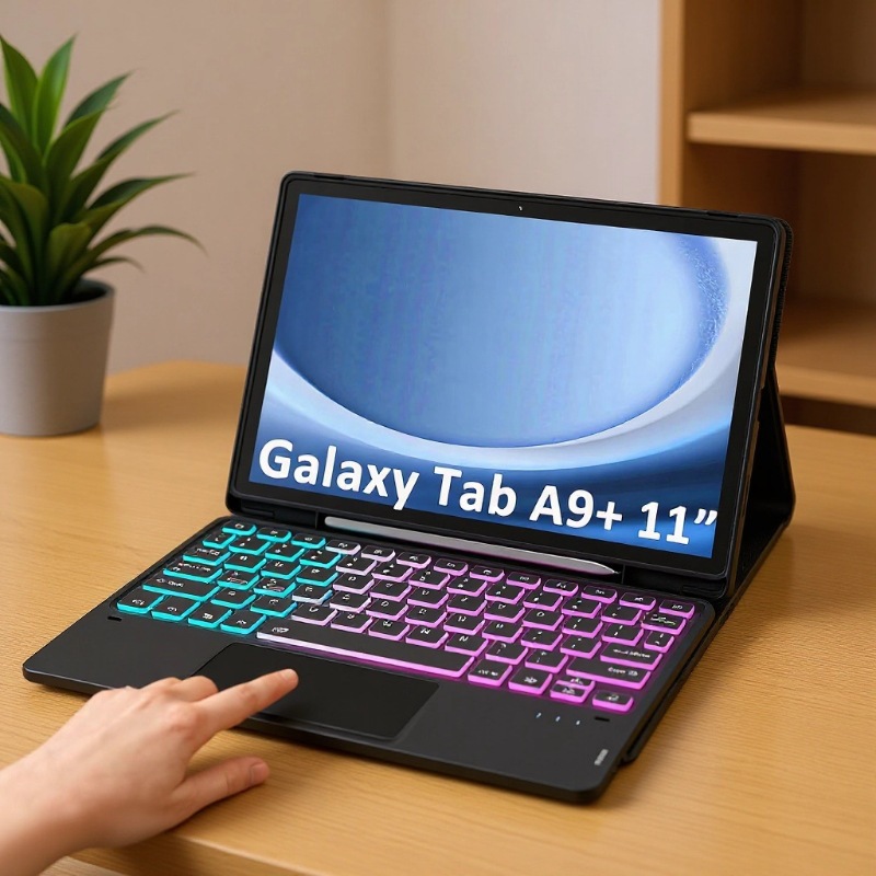 Suitable for Samsung Galaxya9Plus 11inch Tablet Protective Case Touchpad Touch Bluetooth Keyboard S109Fe11