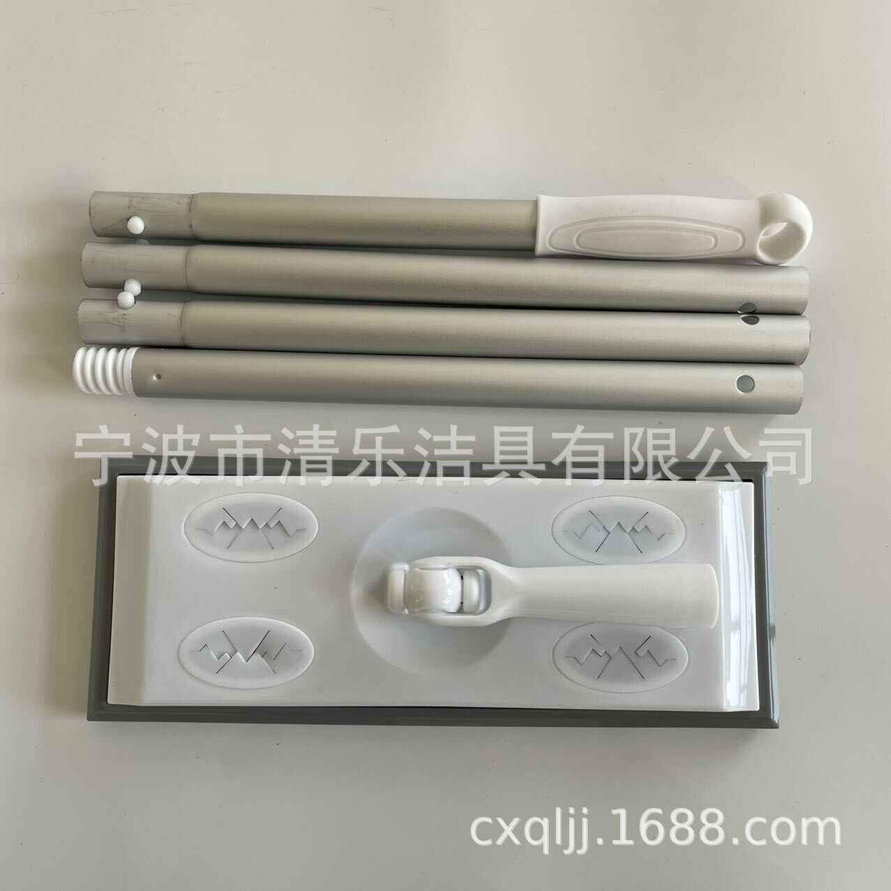 4 섹션 알루미늄 막대 정전기 먼지 제거 종이 걸레, 부직포 작은 플랫 걸레, 핸즈프리 게으른 걸레, 정전기 걸레