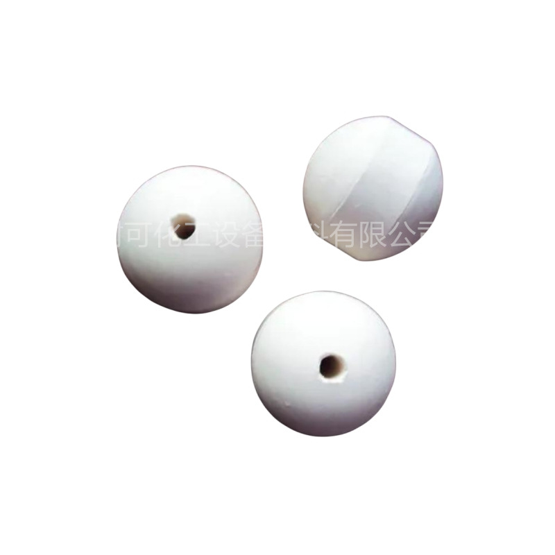 供应填充多维开孔瓷球七孔支撑覆盖填料高流陶瓷10-76mm