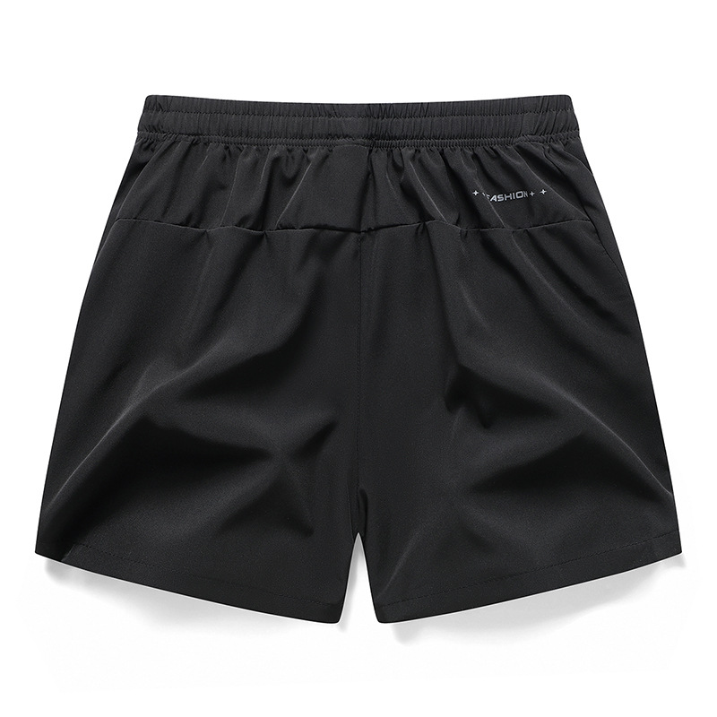 Pantalones Cortos Deportivos de Seda de Hielo para Hombre de Poliéster Transpirables para Running image 11