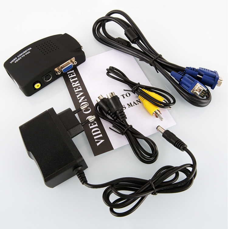 AV VGAビデオ変換器RCA変換器AV TO VGA VGA TO AV変換器|undefined