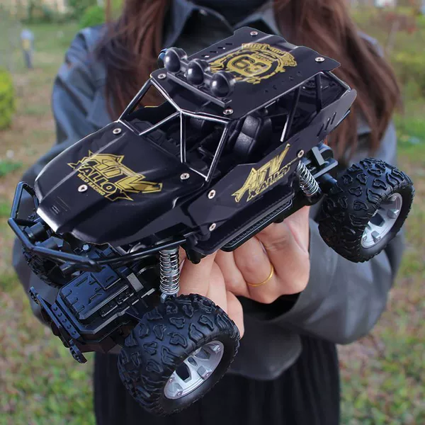 Medium-sized high-speed rear-wheel drive climbing car [alloy version] high-end black