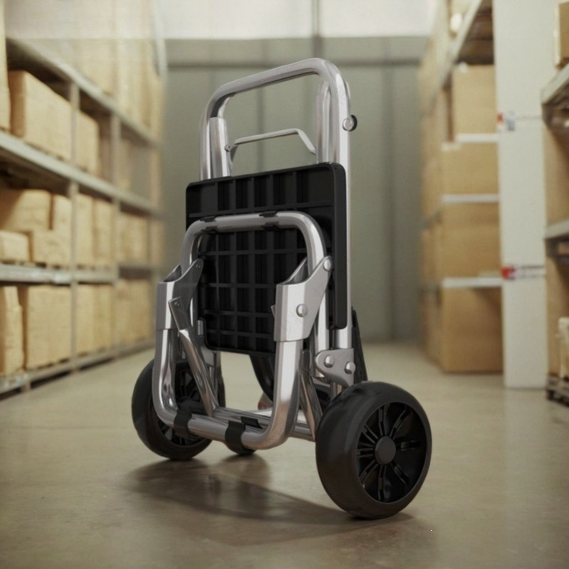 Alemania importa la Expo para comprar un pequeño carro de tracción, subir escaleras, carro de tracción plegable, equipaje doméstico, remolque pequeño, compra portátil