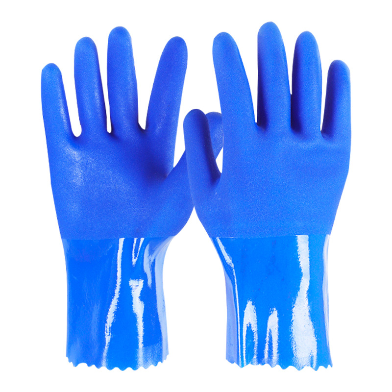 Dengsheng 806 guantes alargados antideslizante lavandería lavavajillas lavado de autos limpieza a prueba de aceite pesca resistente al desgaste impermeable esmerilado inmersión completa