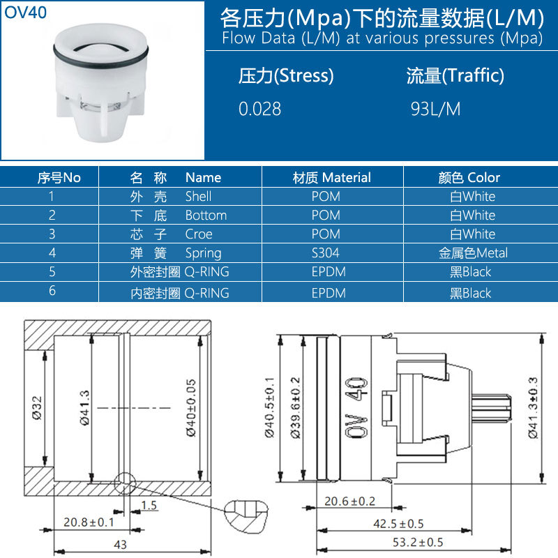 Preferential check valve 4 in charge of 1 inch 2 inch water pipe faucet angle valve 6 check valve DN15 inline spring check valve