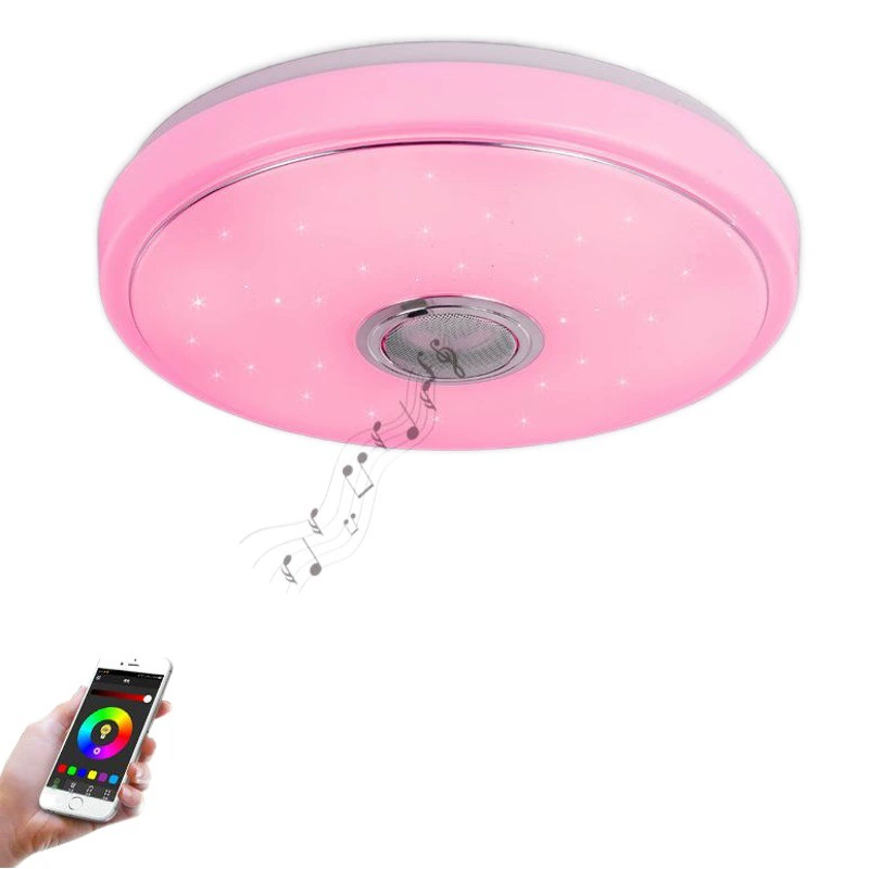 Умная Bluetooth музыкальная лампа Светодиодная музыкальная потолочная лампа Мобильный телефон APP Control Room лампы для спальни лампы для внешней торговли