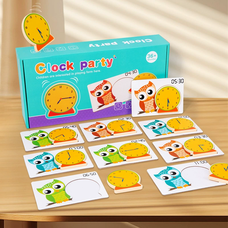 Teaching wooden toy, children's watch, training