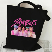 K-POP猎魔女团电影周边印花帆布包女ins手提单肩时尚学生帆布袋